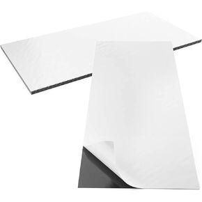 Cut-to-Size Bumper Sticker Magnetizer 2 Pack: Turn Any Decal Into a Strong Magnet. Durable & Weatherproof Magnetic Strip Protects Paint & Allows for Easy Swaps. Flexible 4x12 Sheet Guaranteed to Stick