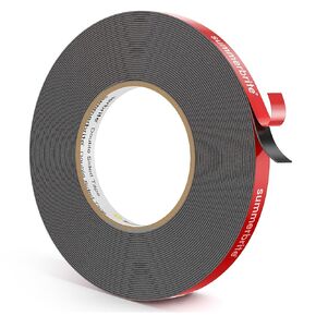 Double Sided Tape, Heavy Duty Mounting Tape, 33FT x 0.4IN Two Sided Adhesive Foam Tape Waterproof Wall Tape Sticky Poster Tape Multipurpose for Car, LED Strip Lights Home Decor…
