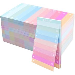 12 حزمة من مفكرة قائمة المهام، مفكرة قائمة التحقق اليومية، لوحة مذكرة مخططة، مفكرة صغيرة للتذكير بالأشياء التي يجب القيام بها للمعلم وزملاء العمل في المنزل والمكتب والمدرسة ومستلزمات الكلية، 600 قطعة in Kuwait