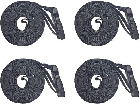 Globalstill 1 inch x 12 feet Boat Cover Tie Down Straps,Tarps, Furniture Cover, RV Cover Straps 4 Pack in Saudi Arabia