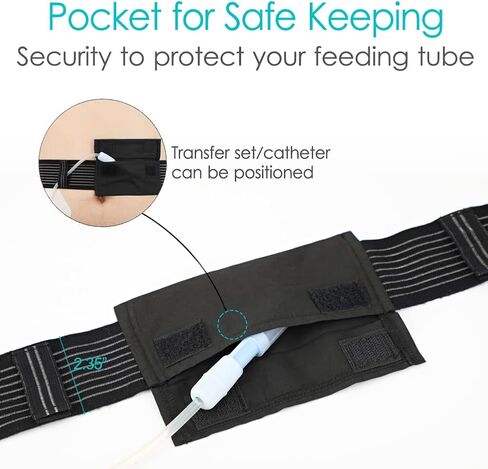 Pd القسطرة غسيل الكلى البريتوني حزام حامل مع الحقيبة أنبوب تغذية يغطي الوتد/G/J لوازم أنبوب تثبيت المعدة البطن in Kuwait