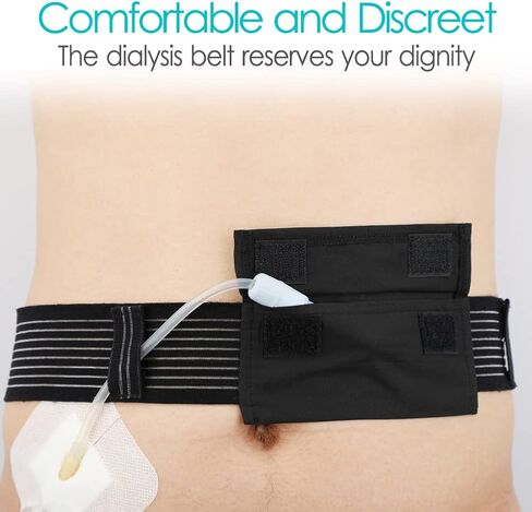 Pd القسطرة غسيل الكلى البريتوني حزام حامل مع الحقيبة أنبوب تغذية يغطي الوتد/G/J لوازم أنبوب تثبيت المعدة البطن in Kuwait