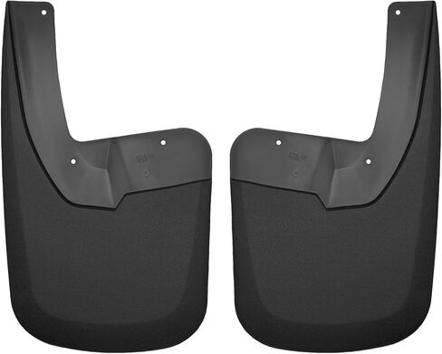 Husky Liners - Front & Rear Mud Guards | 2009 - 2023 Ram 1500/Ram 1500 Classic, 2010 - 2018 Ram 2500/3500 w/Single Rear Wheels & with OEM Fender Flares, Front & Rear Set - Black, 4 Pc | 58186 in Saudi Arabia