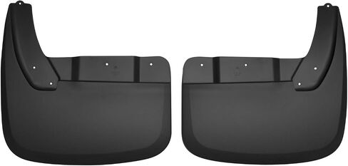 Husky Liners - Front & Rear Mud Guards | 2009 - 2023 Ram 1500/Ram 1500 Classic, 2010 - 2018 Ram 2500/3500 w/Single Rear Wheels & with OEM Fender Flares, Front & Rear Set - Black, 4 Pc | 58186 in Saudi Arabia