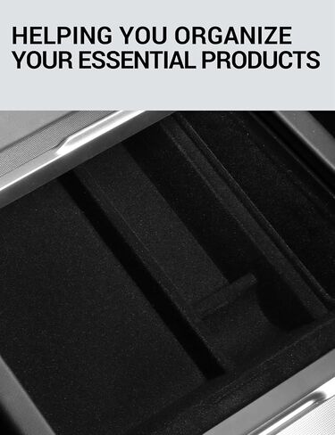 BASENOR Tesla Model Y Model 3 Armrest Storage Box Organizer Center Console Tray Tesla Interior Accessories for 2016-2023 Model 3 2020-2024 Model Y (Not Fit 2024 Model 3) in Saudi Arabia
