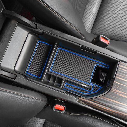 TACORBO Center Console Organizer Compatible with Toyota Camry XLE/XSE 2018-2024 and Camry LE/SE 2020-2024 Accessories, Camry Hybrid Armrest Insert Tray, (not for 9th 2024 2025 Camry), White Trim in Saudi Arabia