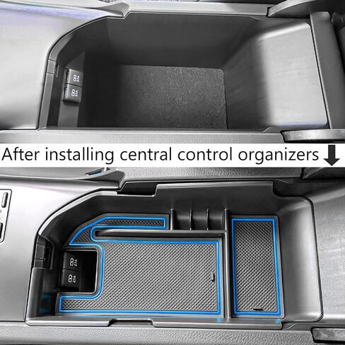 TACORBO Center Console Organizer Compatible with Toyota Camry XLE/XSE 2018-2024 and Camry LE/SE 2020-2024 Accessories, Camry Hybrid Armrest Insert Tray, (not for 9th 2024 2025 Camry), White Trim in Saudi Arabia