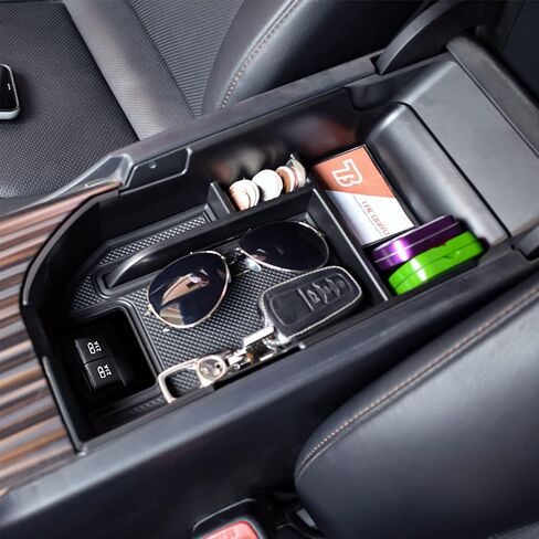 TACORBO Center Console Organizer Compatible with Toyota Camry XLE/XSE 2018-2024 and Camry LE/SE 2020-2024 Accessories, Camry Hybrid Armrest Insert Tray, (not for 9th 2024 2025 Camry), White Trim in Saudi Arabia