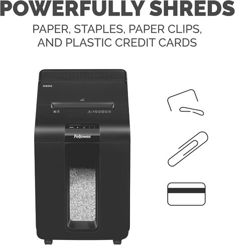ماكينة تقطيع الورق الأوتوماتيكية 2 في 1 للمكتب التجاري من Fellowes AutoMax Micro-Cut 100M بسعة 100 ورقة in Kuwait