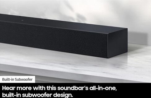 SAMSUNG HW-T400 2.0 Channel Sound bar with Built-in Woofer 110-240 Volt in Saudi Arabia
