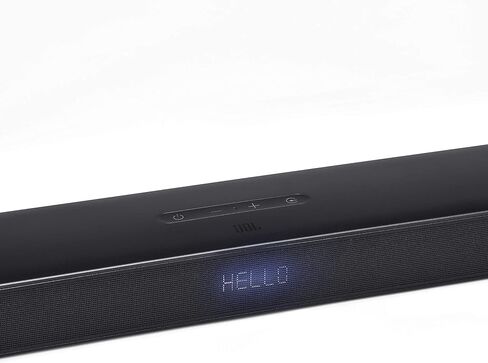 JBL JBL2GBAR51IMBLKAM Bar 5.1 Soundbar مع محيط افتراضي مدمج، 4K ومضخم صوت لاسلكي 10 بوصة (متجدد) in Kuwait
