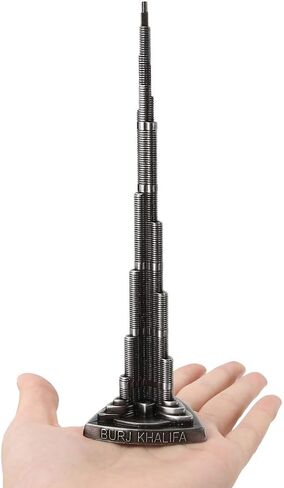 نموذج معماري للبناء برج خليفة برج حلية سبيكة نموذج زخرفة معدنية مكتب للفنون الحرفية ديكور in Kuwait