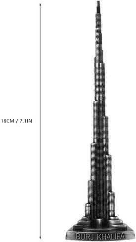نموذج معماري للبناء برج خليفة برج حلية سبيكة نموذج زخرفة معدنية مكتب للفنون الحرفية ديكور in Kuwait