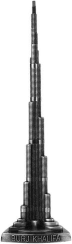 نموذج معماري للبناء برج خليفة برج حلية سبيكة نموذج زخرفة معدنية مكتب للفنون الحرفية ديكور in Kuwait