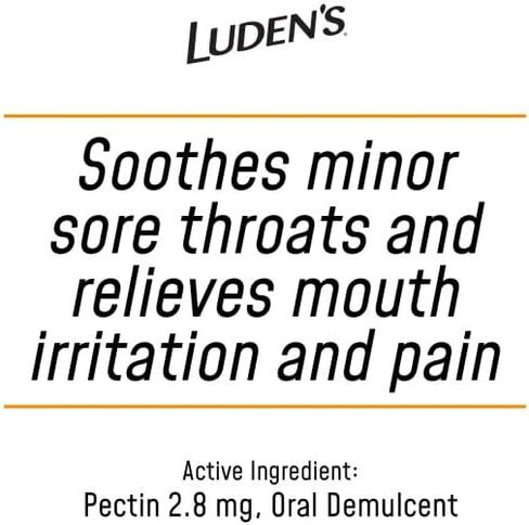 Ludens Honey Lemon Throat Drops, Sore Throat Relief, 25 Count (3 Pack) in Saudi Arabia