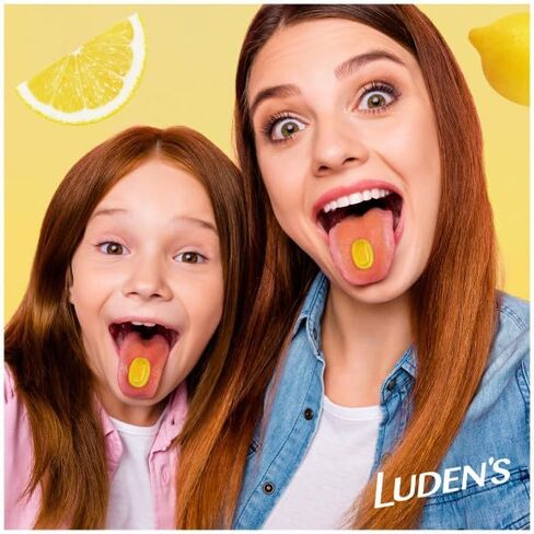 Ludens Honey Lemon Throat Drops, Sore Throat Relief, 25 Count (3 Pack) in Saudi Arabia