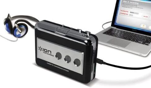 ايون تيب اكسبريس بلس | مشغل كاسيت ومحول من الشريط إلى الرقمي مع مخرج USB و1/8 بوصة in Kuwait