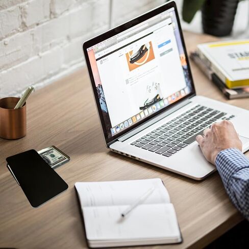 صندوق نقود صغير مكون من قطعتين، صندوق نقود معدني مع غطاء، منظم تخزين الأموال لتوفير النقود، منظم حامل نقود بصف واحد من العملات المعدنية لتخزين النقود (أسود) in Kuwait