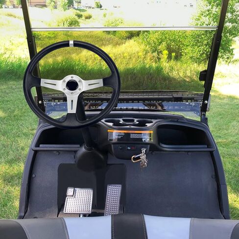 Golf Cart Steering Wheel Adapter 5/6 Holes Adapter Chrome Hub for Golf Carts for EZGO RXV TXT (Black Adpter for EZGO TXT&RXV) in Saudi Arabia