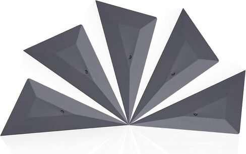 ممسحة تظليل النوافذ، ممسحة زاوية، مكشطة تظليل النوافذ، أدوات تغليف الفينيل، مجموعة أدوات ممسحة مثلثة لتغليف النوافذ، تطبيق تركيب غشاء تظليل النوافذ - 5 قطع باللون الرمادي in Kuwait