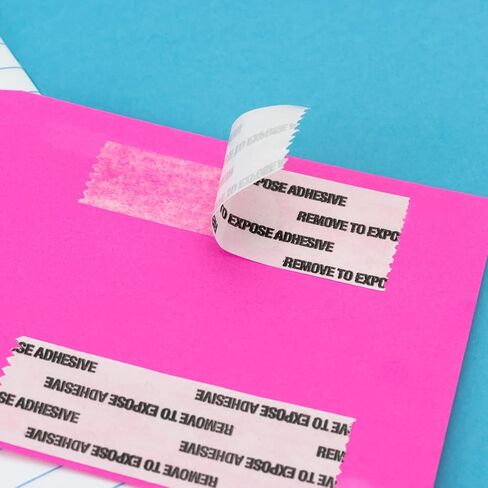 Hygloss Self-Adhesive Library Folder Pocket, 5" x 3.5", 10 Assorted Colors, 30 Count in Saudi Arabia