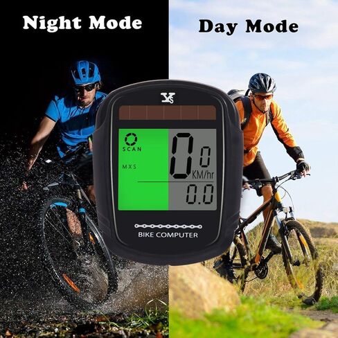 JGRZF Bike Computer Bicycle Wireless Speedometer and Odometer Waterproof Backlight with Digital LCD Display for Outdoor Cycling and Fitness Multi Function (Wireless Computer) in Saudi Arabia
