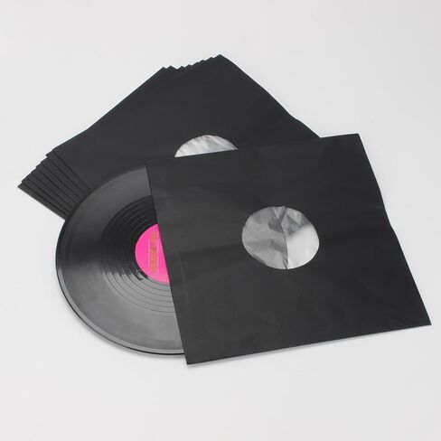 10 قطع من أغلفة ورق تسجيل الفينيل مقاس 12 بوصة، وأغلفة داخلية مبطنة بالورق الأسود والبوليستر لسجلات فينيل LP، وأغطية ألبوم سجل الفينيل المقاومة للكهرباء الساكنة، وأغطية LP الواقية، وأغطية ورق كرافت in Kuwait