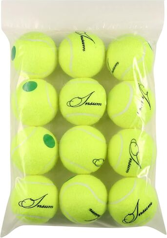 insum Junior Kids Tennis Balls Felt for Beginner Teen,Red Orange Green,25%,50%,75% Slower Speed | Low Compression in Saudi Arabia