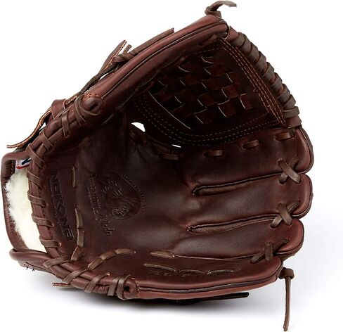 قفاز Nokona X2-V1250C مصنوع يدويًا X2 Elite للبيسبول والكرة اللينة - شبكة مغلقة لمواقع الملعب والخارج، قفاز للبالغين 12.5 بوصة، صنع في الولايات المتحدة الأمريكية in Kuwait