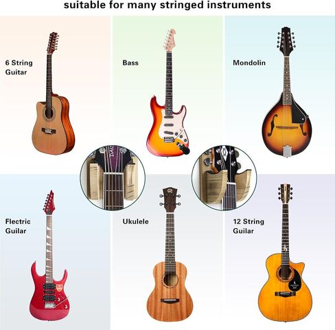 Thcbme Guitar Wall Mount,Guitar Wall Hanger Holder with Shelf for Acoustic or Mandolin,Violin,General Guitar (One Pack) in Saudi Arabia
