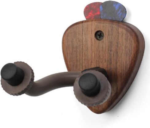 حامل وشماعة جيتار مثبتة على الحائط من Hidear، مناسبة للجيتار والقيثارة والبانجو والباس والكمان in Kuwait