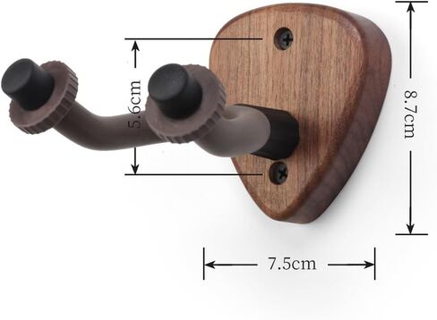 حامل وشماعة جيتار مثبتة على الحائط من Hidear، مناسبة للجيتار والقيثارة والبانجو والباس والكمان in Kuwait