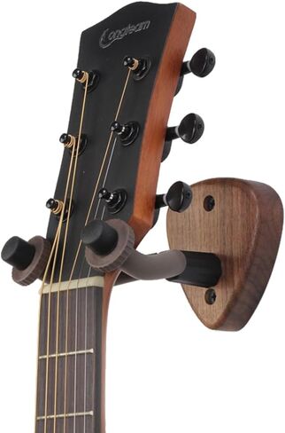 حامل وشماعة جيتار مثبتة على الحائط من Hidear، مناسبة للجيتار والقيثارة والبانجو والباس والكمان in Kuwait