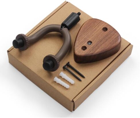 حامل وشماعة جيتار مثبتة على الحائط من Hidear، مناسبة للجيتار والقيثارة والبانجو والباس والكمان in Kuwait