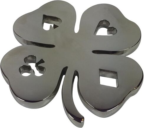 Four Leaf Clover Poker Weight (Silver) in Saudi Arabia