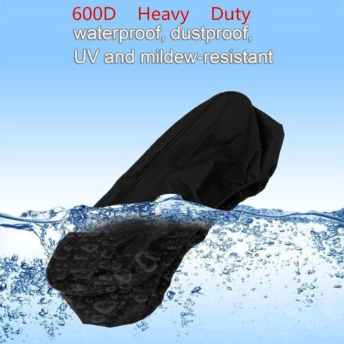 غطاء ونش مكون من قطعتين، غطاء ونش مقاوم للماء - ملحقات للروافع بوزن 8000 رطل - 17500 رطل - متوافقة مع سيارات الجيب وATV والقوارب والمقطورة والمراكب الشراعية والمزيد - الشتاء والصيف وحماية على مدار العام in Kuwait