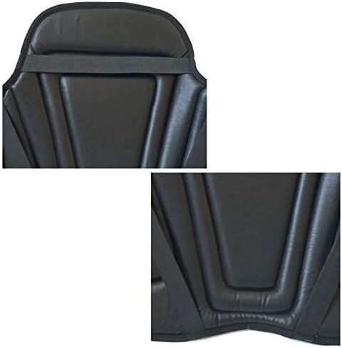 PLAFUETO PU Leather Horse Riding Seat Saver Shock Absorbing Memory Foam Saddle Cushion Pad-Black in Saudi Arabia