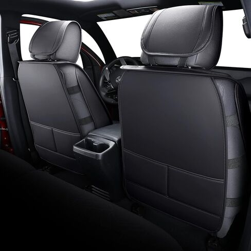 Tomatoman Toyota Tacoma Seat Covers Front Custom for 2005-2022 2023 2024 2025 Trucks Access Crew Extended Double Cab TRD Sports SR V6 Heavy Duty Car Cushions(2 PCS Front/Black) in Saudi Arabia