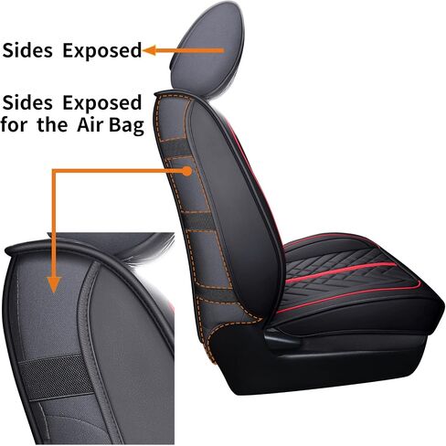 Tomatoman Toyota Tacoma Seat Covers Front Custom for 2005-2022 2023 2024 2025 Trucks Access Crew Extended Double Cab TRD Sports SR V6 Heavy Duty Car Cushions(2 PCS Front/Black) in Saudi Arabia