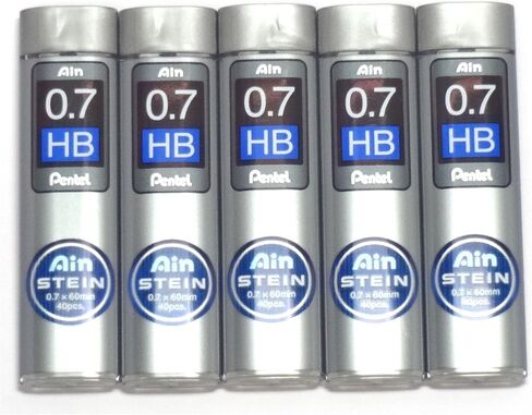 سلسلة أقلام الرصاص الميكانيكية Pentel Ain 0.7 مم HB، 40 سلسلة × 5 عبوات، إجمالي 200 سلسلة (مستوردة من اليابان) in Kuwait
