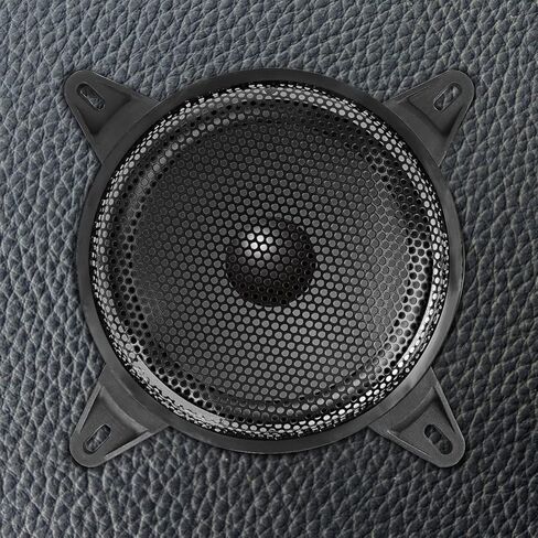BLAZOR 10 inch Speaker Grill, Blck Subwoofer Metal Steel Mesh Speaker Cover, Waffle Protector Guard, Decorative Car Audio Grille with 4 pcs Grills Clamps and Screws (10 inch) in Kuwait