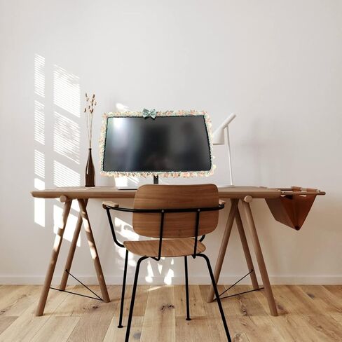 Cute Decorations Computer Monitor Dustproof Cover, Computer Monitor Cover Screen Protector for Home Office Decor 20"-29" in Saudi Arabia