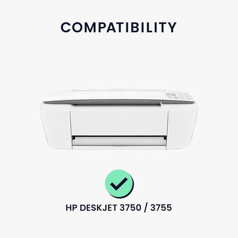 غطاء غبار kwmobile متوافق مع HP DeskJet 3750 / 3755 - حافظة الطابعة - غطاء واقي من القماش - رمادي داكن in Kuwait