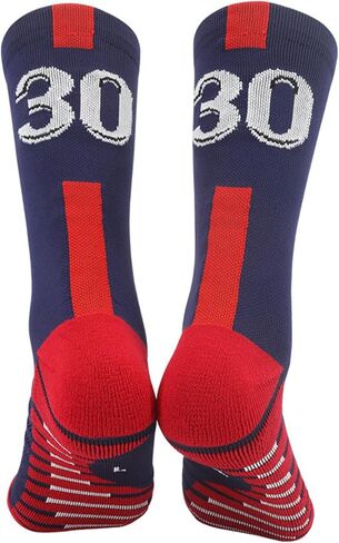 Fraobbg 4Pairs Men's Athletic Crew Socks Thick Protective Sport Cushion Elite Basketball Soccer Compression Towel Socks 7-12 in Kuwait