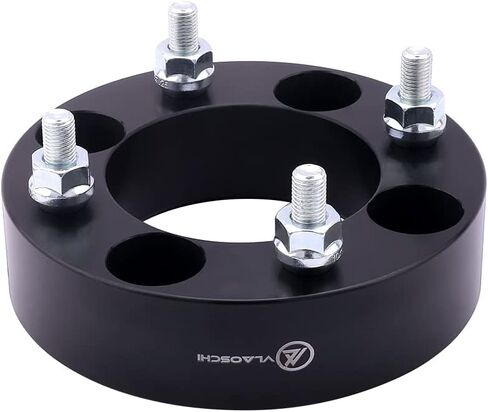 VLAOSCHI Black Forged 4x110 to 4x137 ATV Wheel Adapters 1 Inch with 10x1.25 Studs Compatible with Honda Suzuki-Yamaha-Kawasaki 4 Lug for Foreman Rincon Rancher Kodiak Grizzly King Quad - Pack of 4 in Kuwait