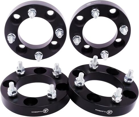 VLAOSCHI Black Forged 4x110 to 4x137 ATV Wheel Adapters 1 Inch with 10x1.25 Studs Compatible with Honda Suzuki-Yamaha-Kawasaki 4 Lug for Foreman Rincon Rancher Kodiak Grizzly King Quad - Pack of 4 in Kuwait