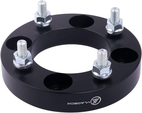 VLAOSCHI Black Forged 4x110 to 4x137 ATV Wheel Adapters 1 Inch with 10x1.25 Studs Compatible with Honda Suzuki-Yamaha-Kawasaki 4 Lug for Foreman Rincon Rancher Kodiak Grizzly King Quad - Pack of 4 in Kuwait