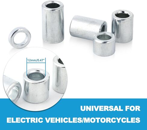 Mokuo M12 Steel Spacer 10.9 جلبة كم قوية متوافقة مع المحور الكلاسيكي 12 مم، 3 قطع الطول: 22/35/50 in Kuwait
