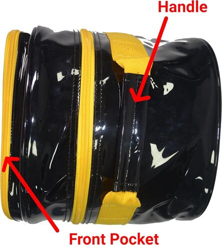 Bowling Plus One Spare Tote Bag – Joey Lightweight Velcro Bowling Bag with Accessory Pocket – Holds One Bowling Ball and Accessories – Travel Friendly and Attaches to Roller Bags using Velcro in Saudi Arabia