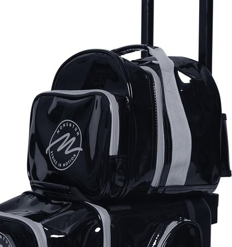 Bowling Plus One Spare Tote Bag – Joey Lightweight Velcro Bowling Bag with Accessory Pocket – Holds One Bowling Ball and Accessories – Travel Friendly and Attaches to Roller Bags using Velcro in Saudi Arabia